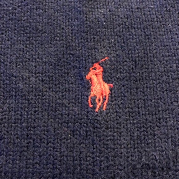 Men’s XL Navy Polo by Ralph Lauren sweater - Picture 2 of 3